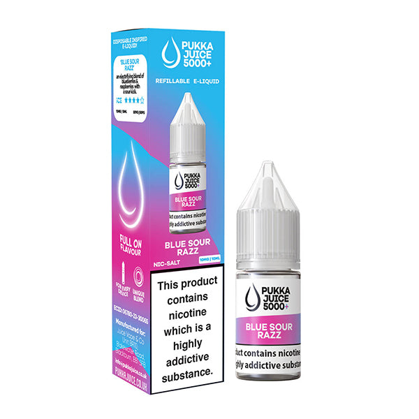 Blue Sour Razz by Pukka Juice 5000+
