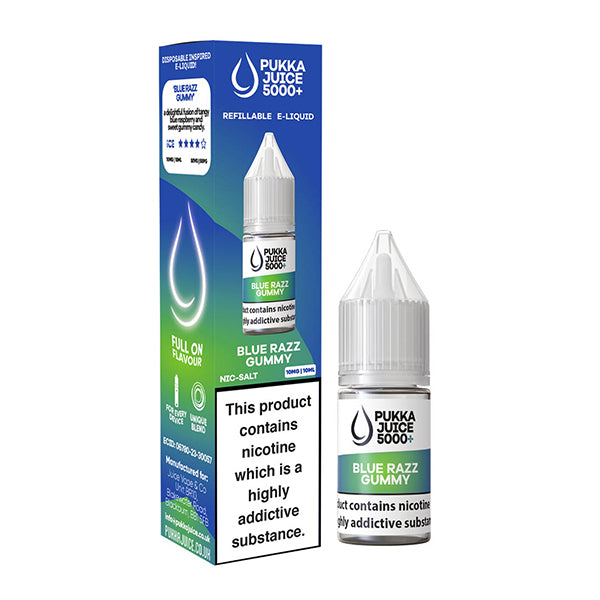 Blue Razz Gummy by Pukka Juice 5000+