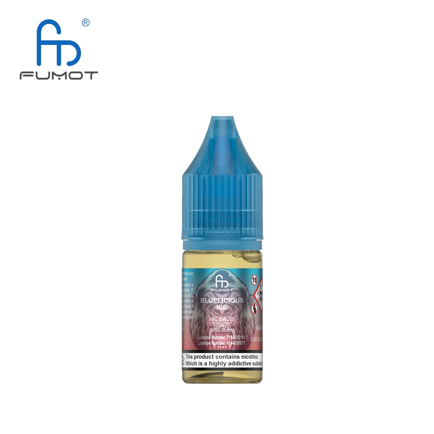 Bluelicious Ice by RandM Tornado 7000 Nic Salts