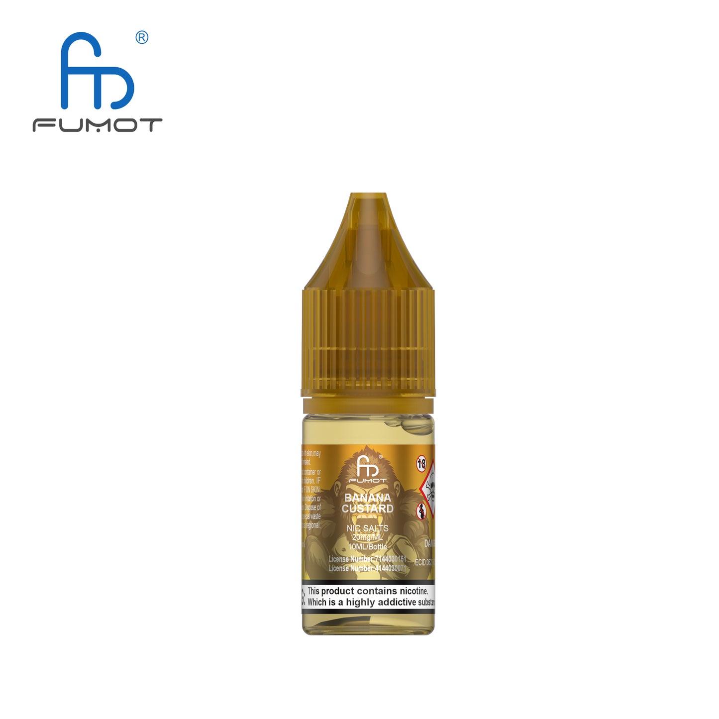 Banana Custard by RandM Tornado 7000 Nic Salts