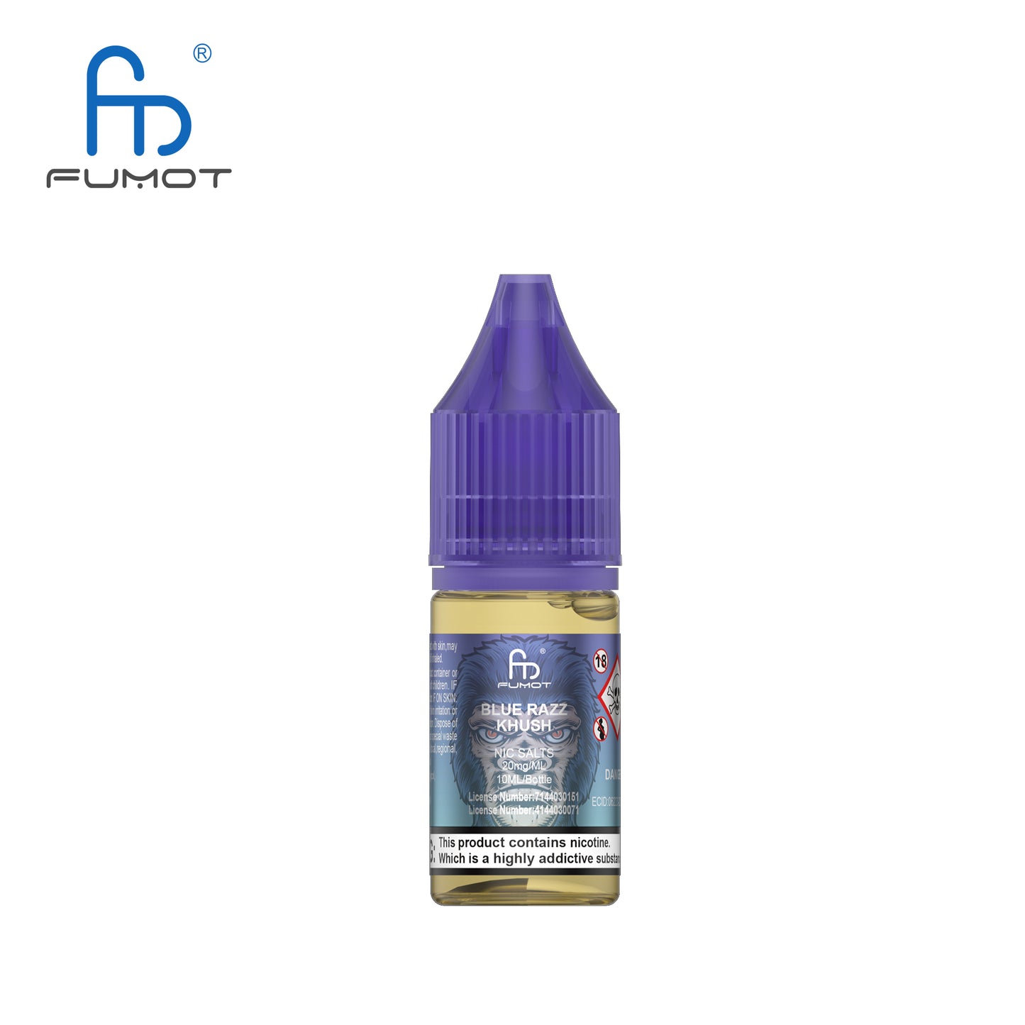 Blue Razz Khush by RandM Tornado 7000 Nic Salts