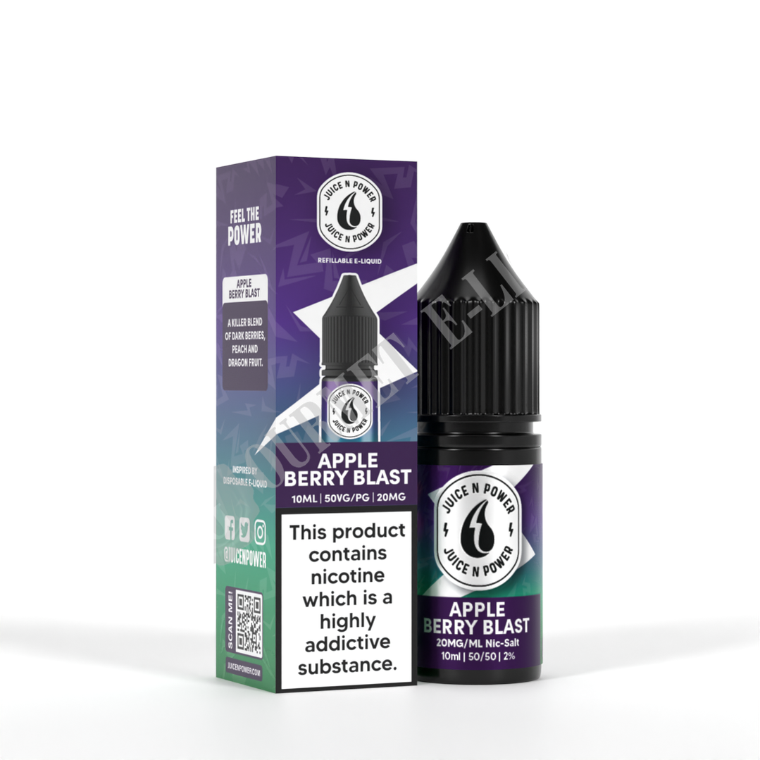 Apple Berry Blast by Juice N Power Nic Salts