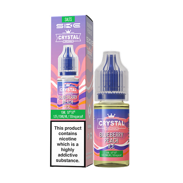 Blueberry Peach Ice by SKE Crystal Original Salts
