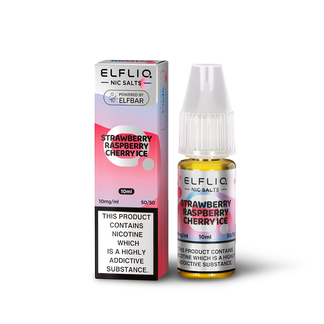 Strawberry Raspberry Cherry Ice by Elfliq Nic Salts