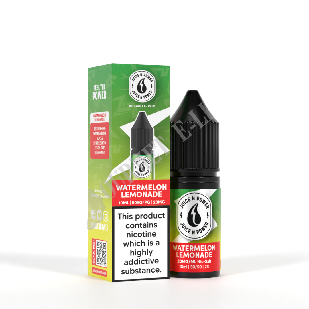 Watermelon Lemonade by Juice N Power Nic Salts