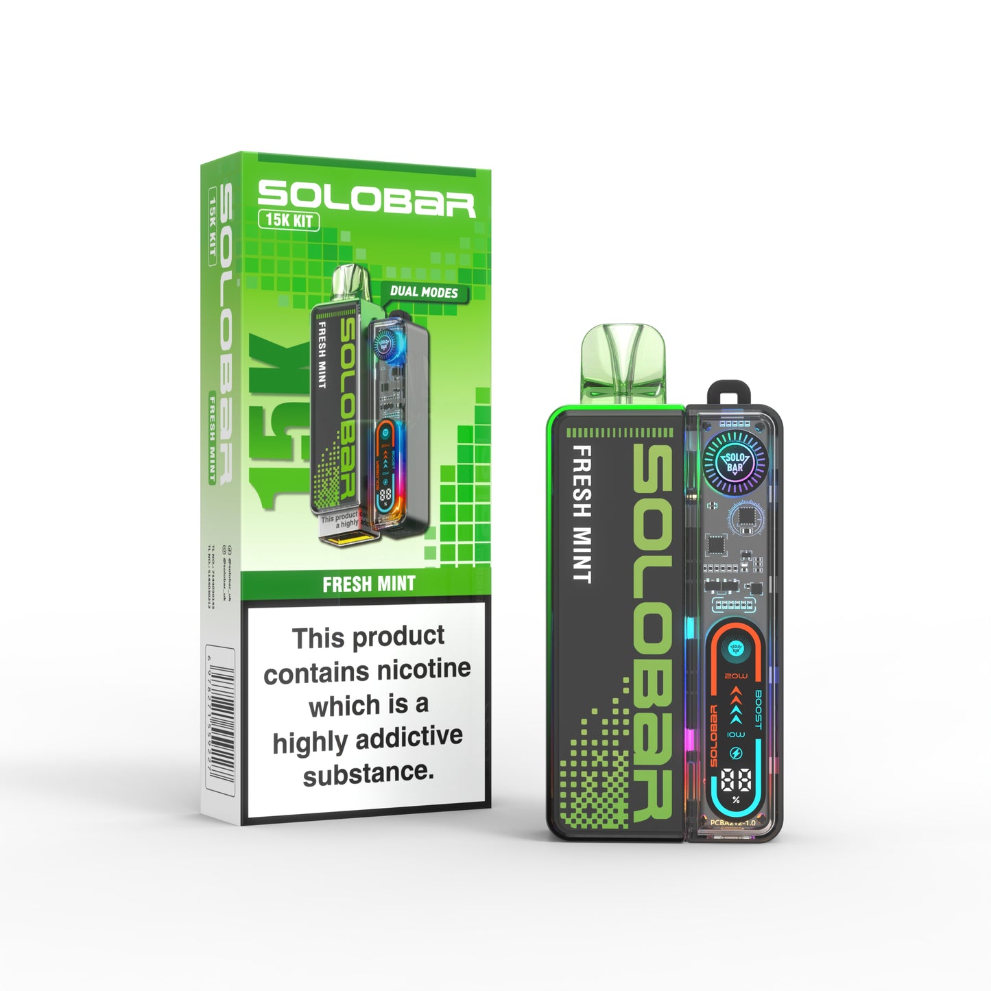 SoloBar 15k Pre-Filled Pod Vape Kit