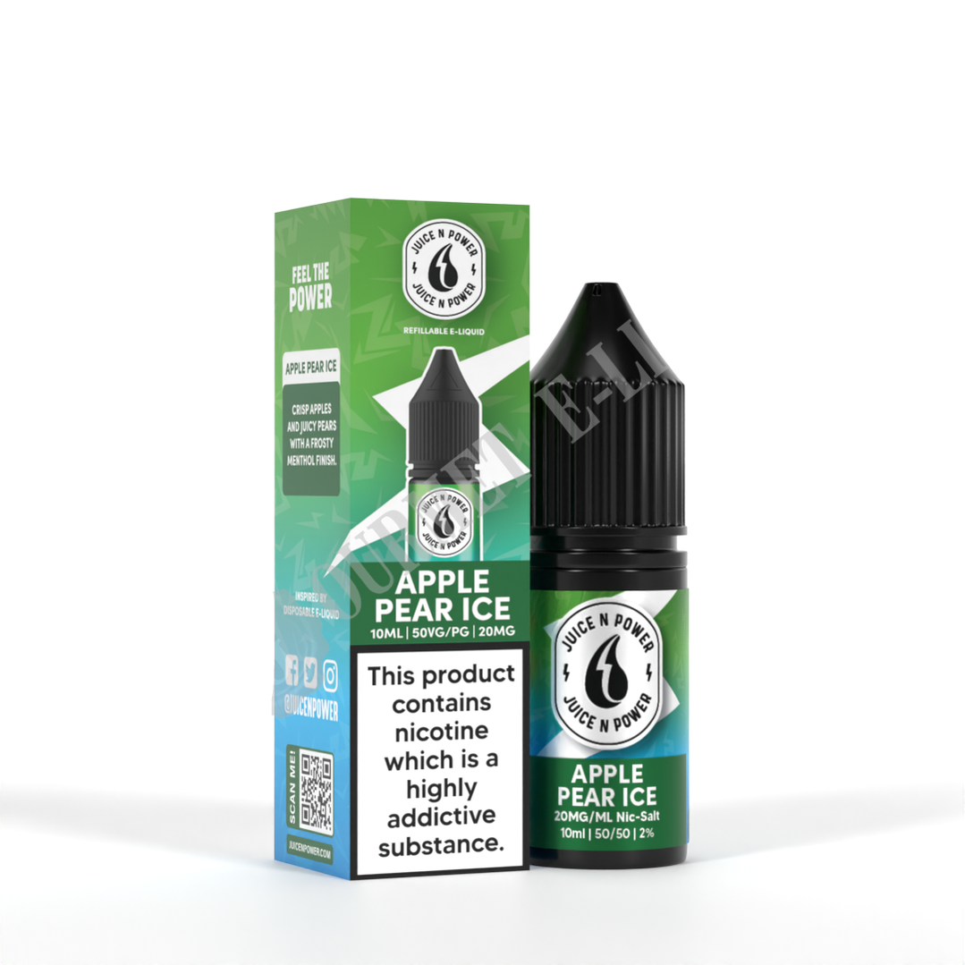 Apple Pear Ice by Juice N Power Nic Salts