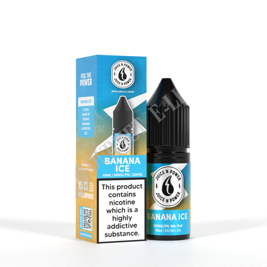 Banana Ice by Juice N Power Nic Salts