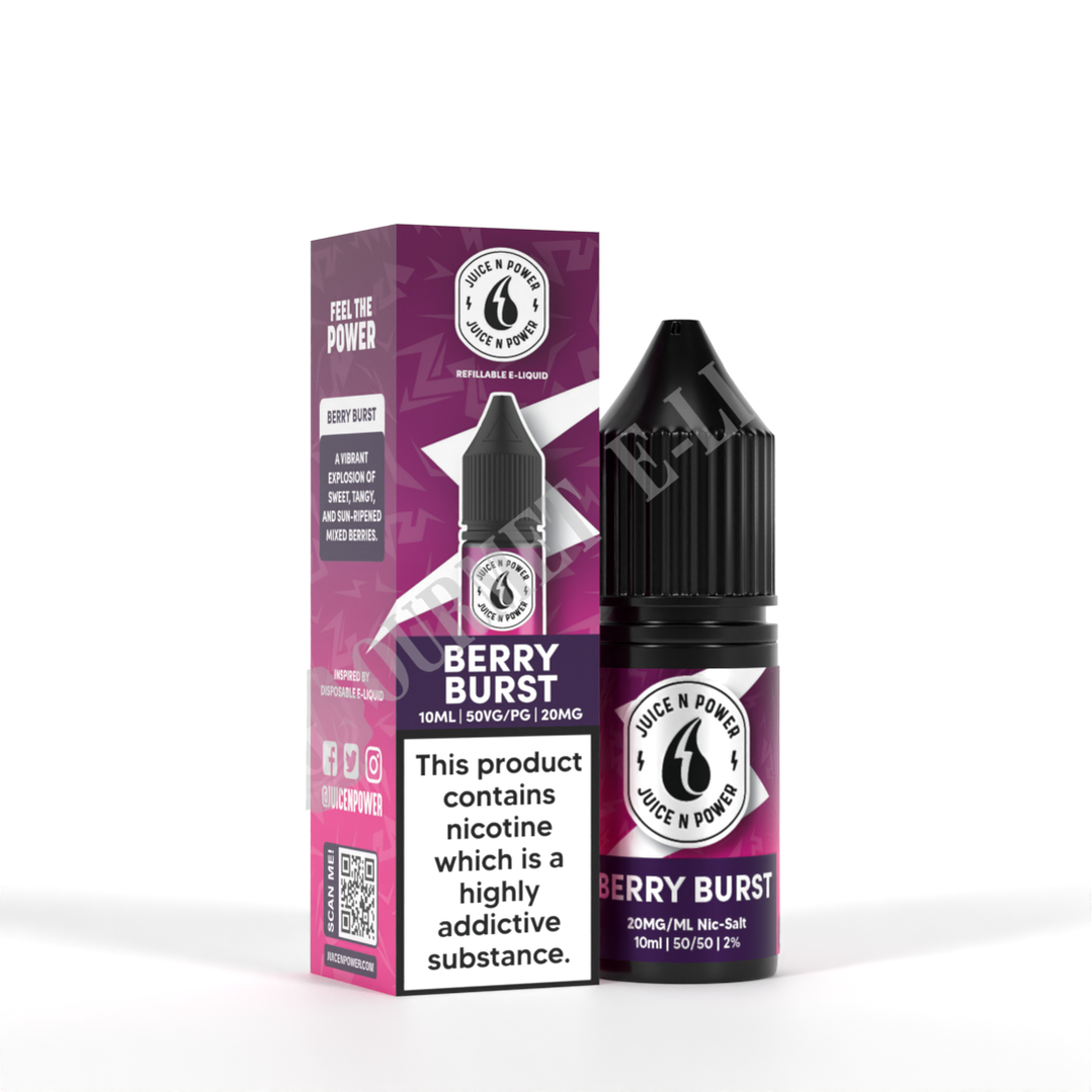 Berry Burst by Juice N Power Nic Salts