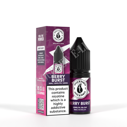 Berry Burst by Juice N Power Nic Salts