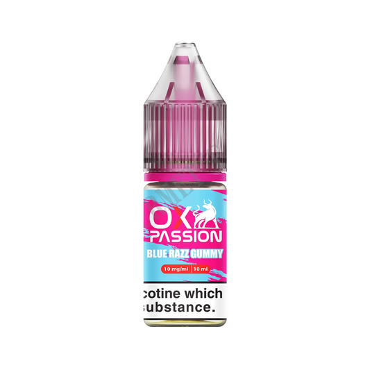Blue Razz Gummy by OX Passion Nic Salts