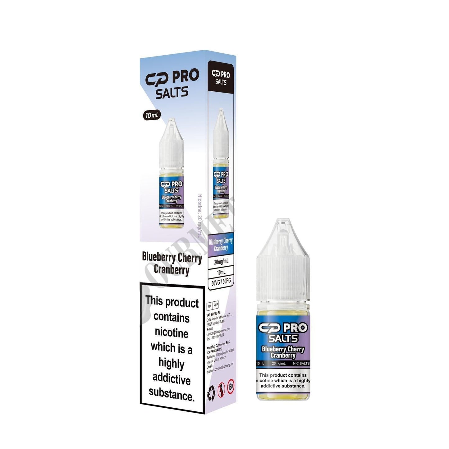 Blueberry Cherry Cranberry by CP Pro Nic Salts