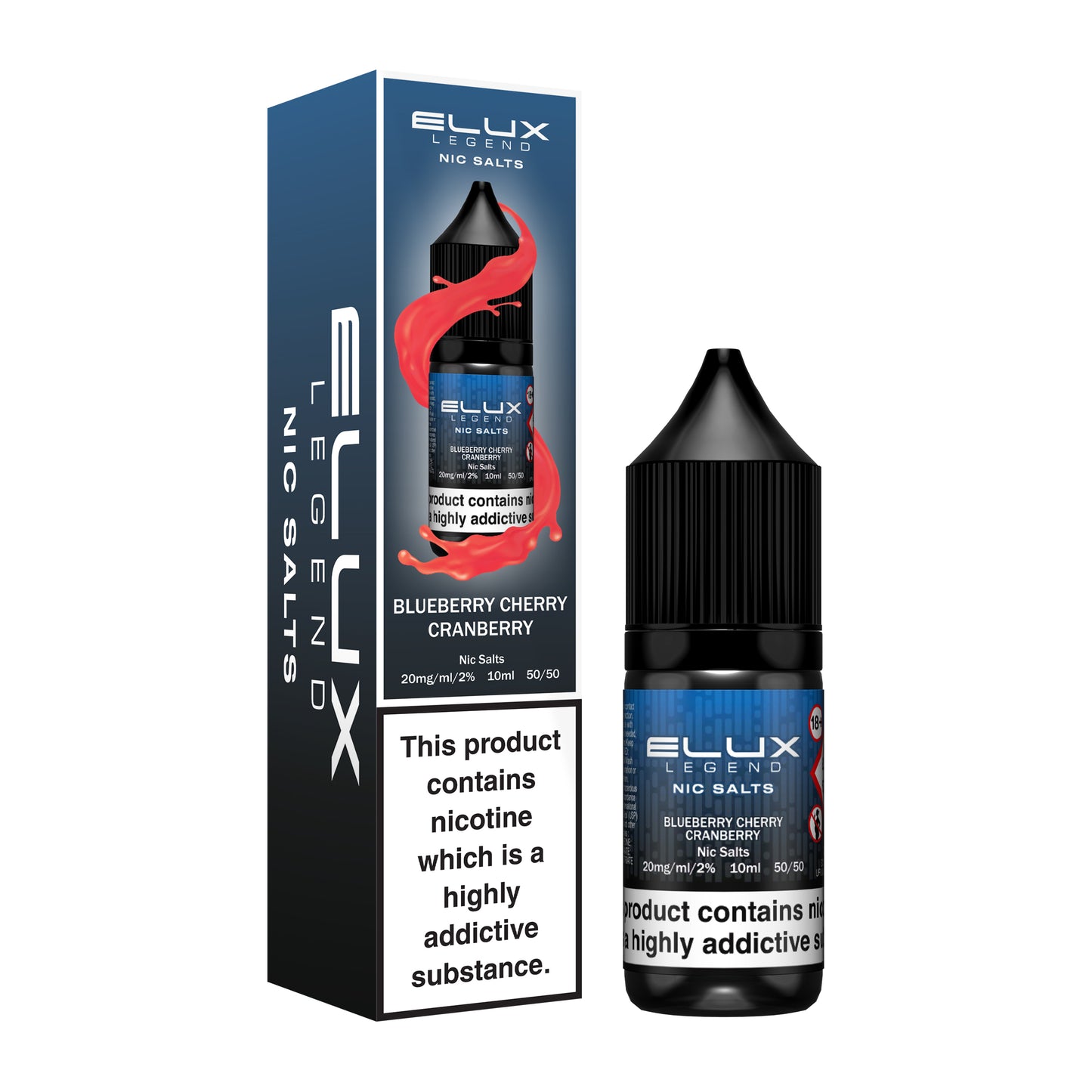 Blueberry Cherry Cranberry ELUX Legend Nic Salt