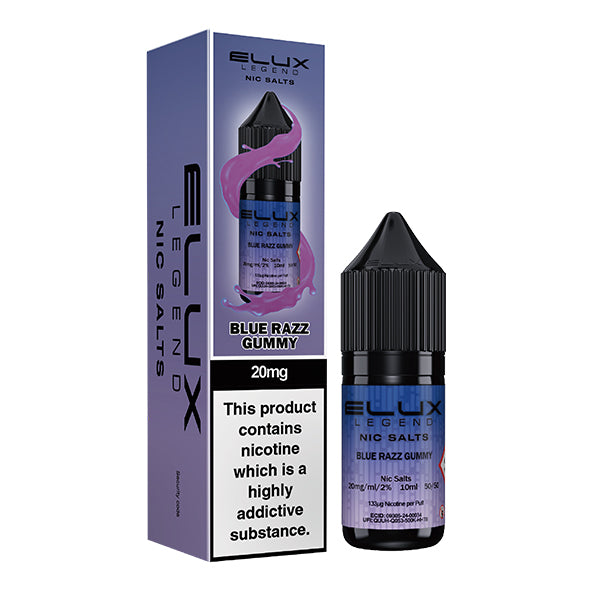 Blue Razz Gummy ELUX Legend Nic Salt