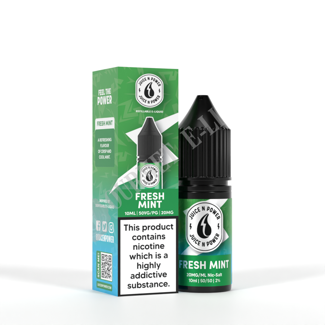 Fresh Mint by Juice N Power Nic Salts