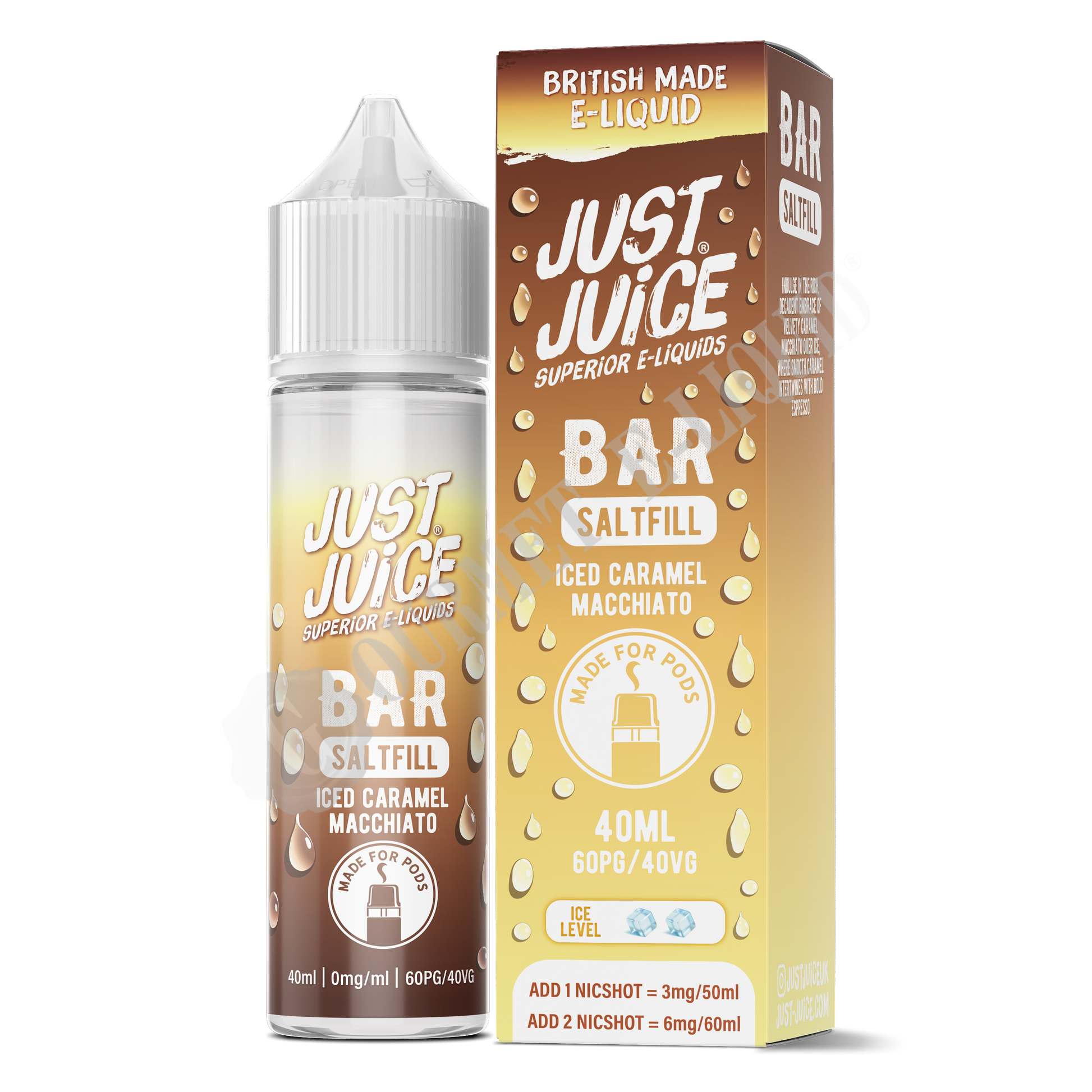 Iced Caramel Macchiato by Just Juice Bar Saltfill