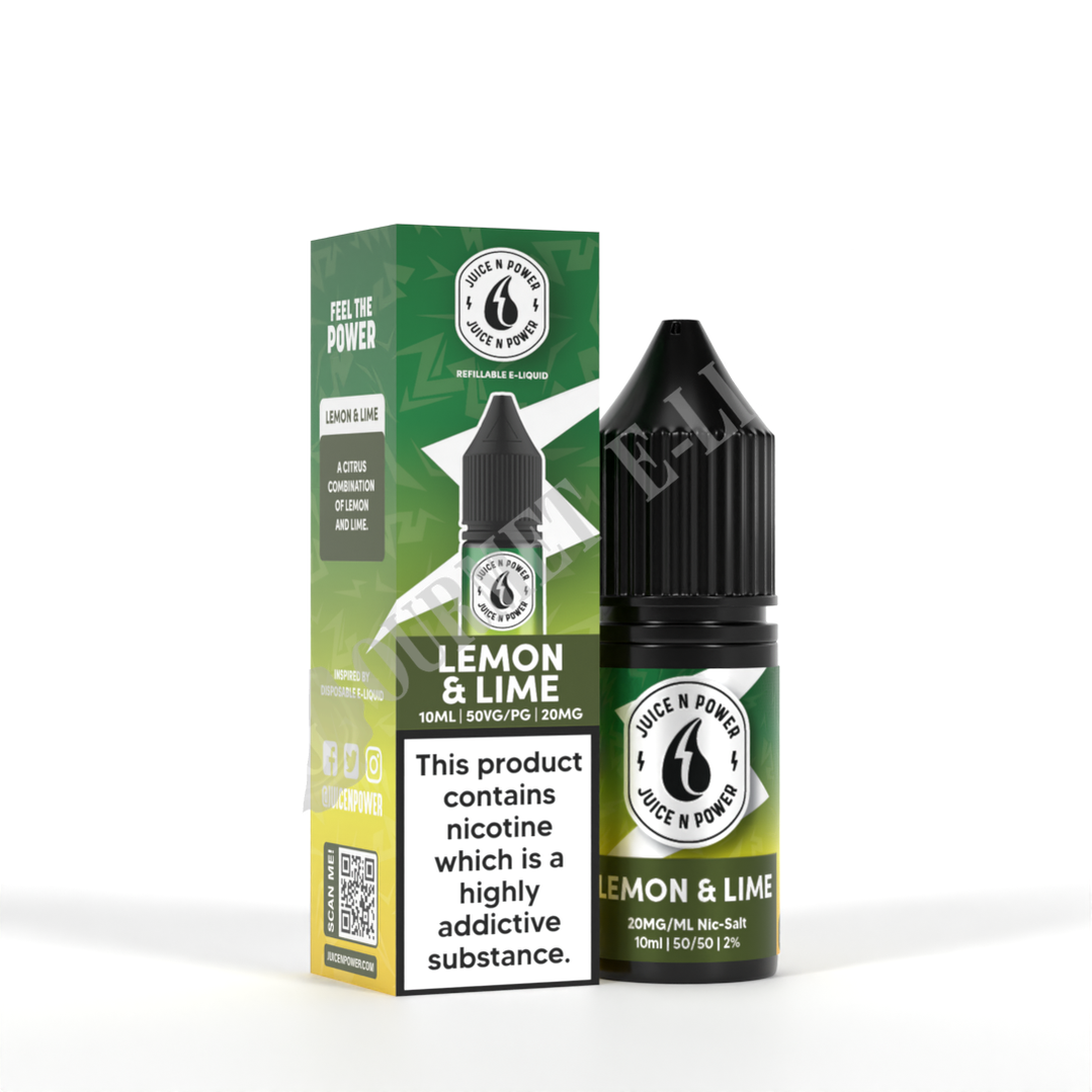 Lemon Lime by Juice N Power Nic Salts