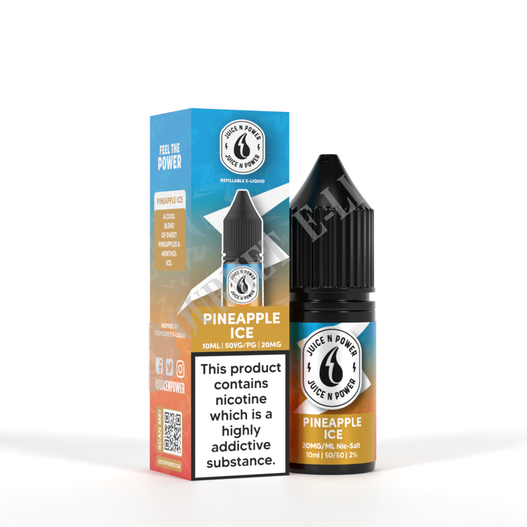 Pineapple Ice by Juice N Power Nic Salts