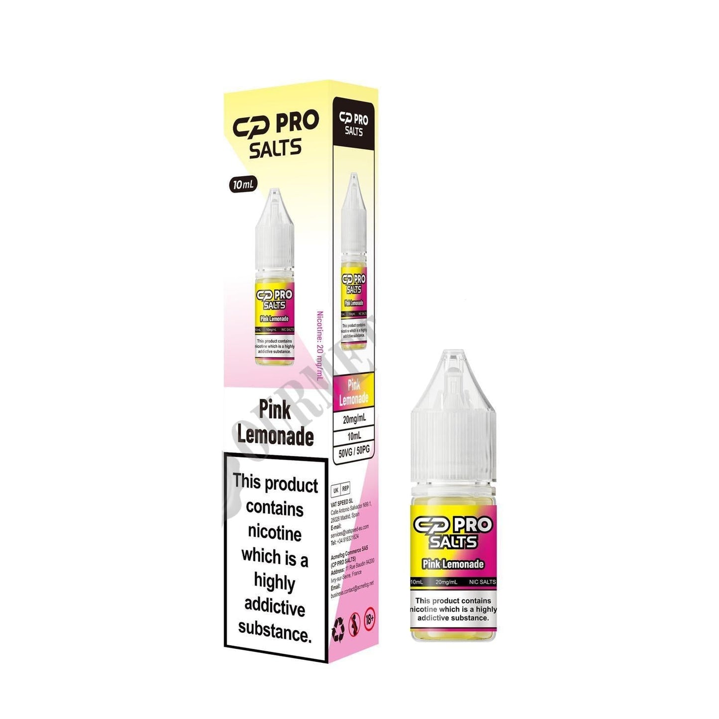 Pink Lemonade by CP Pro Nic Salts