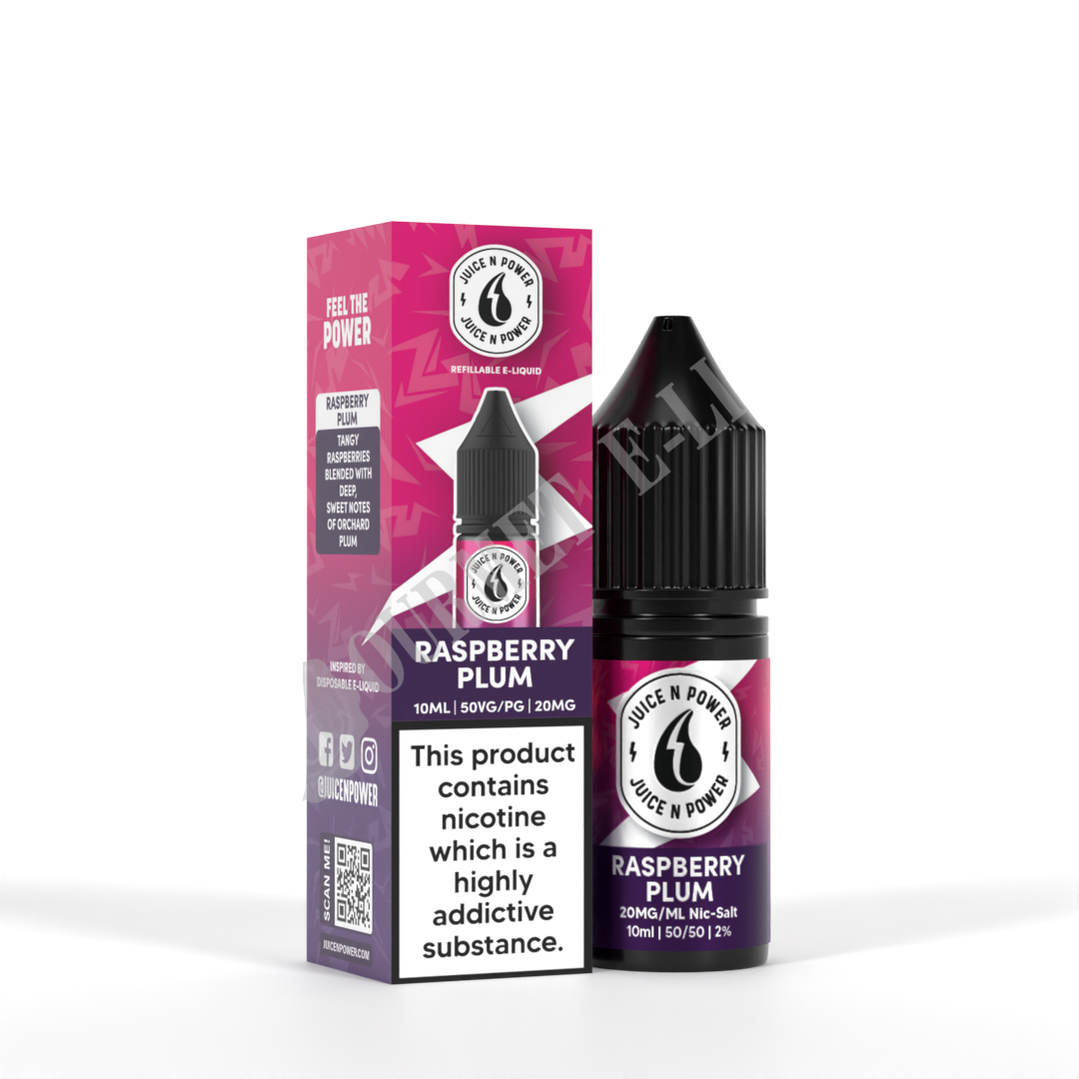 Raspberry Plum by Juice N Power Nic Salts