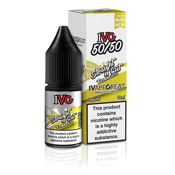 Straight 'N' Cut Tobacco 50/50 by IVG