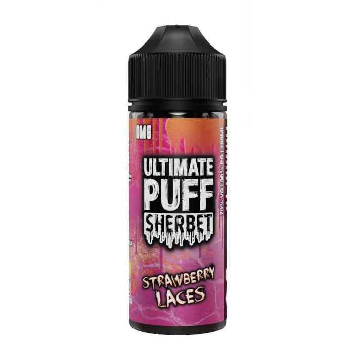 Strawberry Laces - Ultimate Puff Sherbet E-Liquid 100ml