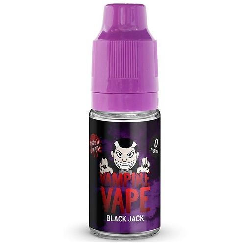 Black jack 10ml E Liquid by Vampire Vape