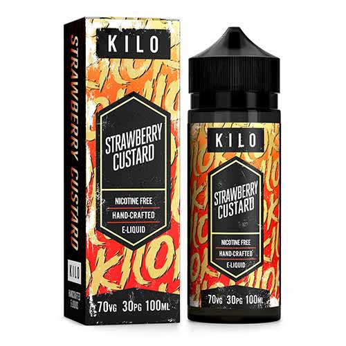 Strawberry Custard 100ml Shortfill E-Liquid by Kilo